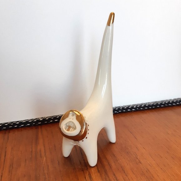 Whimsical Creature Ring Holder by Ceramic Artist Eun Mi Lee - Picture 1 of 8